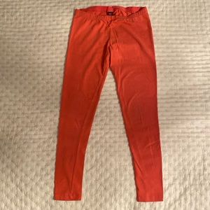 Tea Collection girls leggings; sz 12; burnt orange; perfect cond.; discount ship